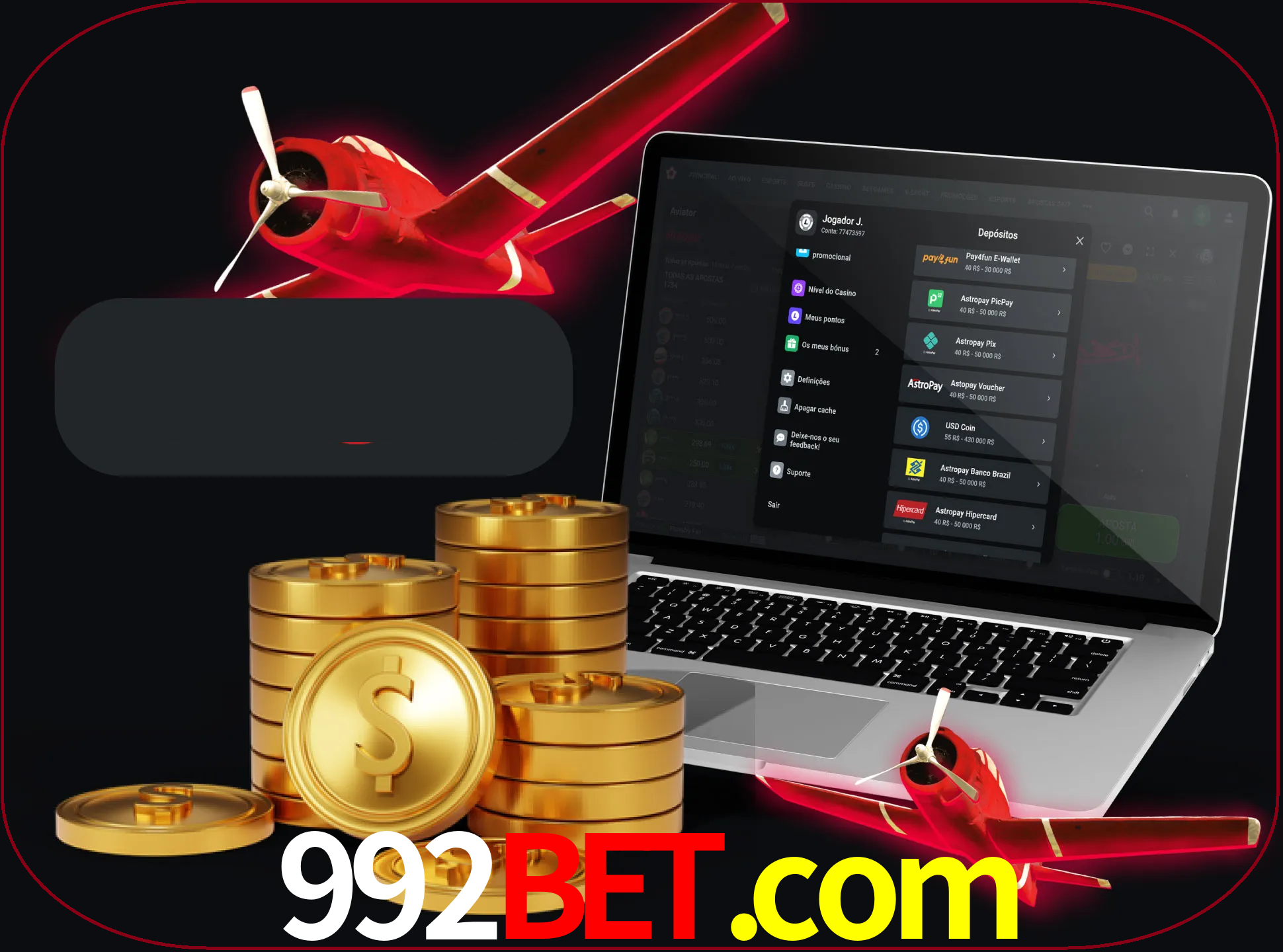 Você pode sacar seu dinheiro com qualquer um dos métodos de pagamento mais populares no Brasil.