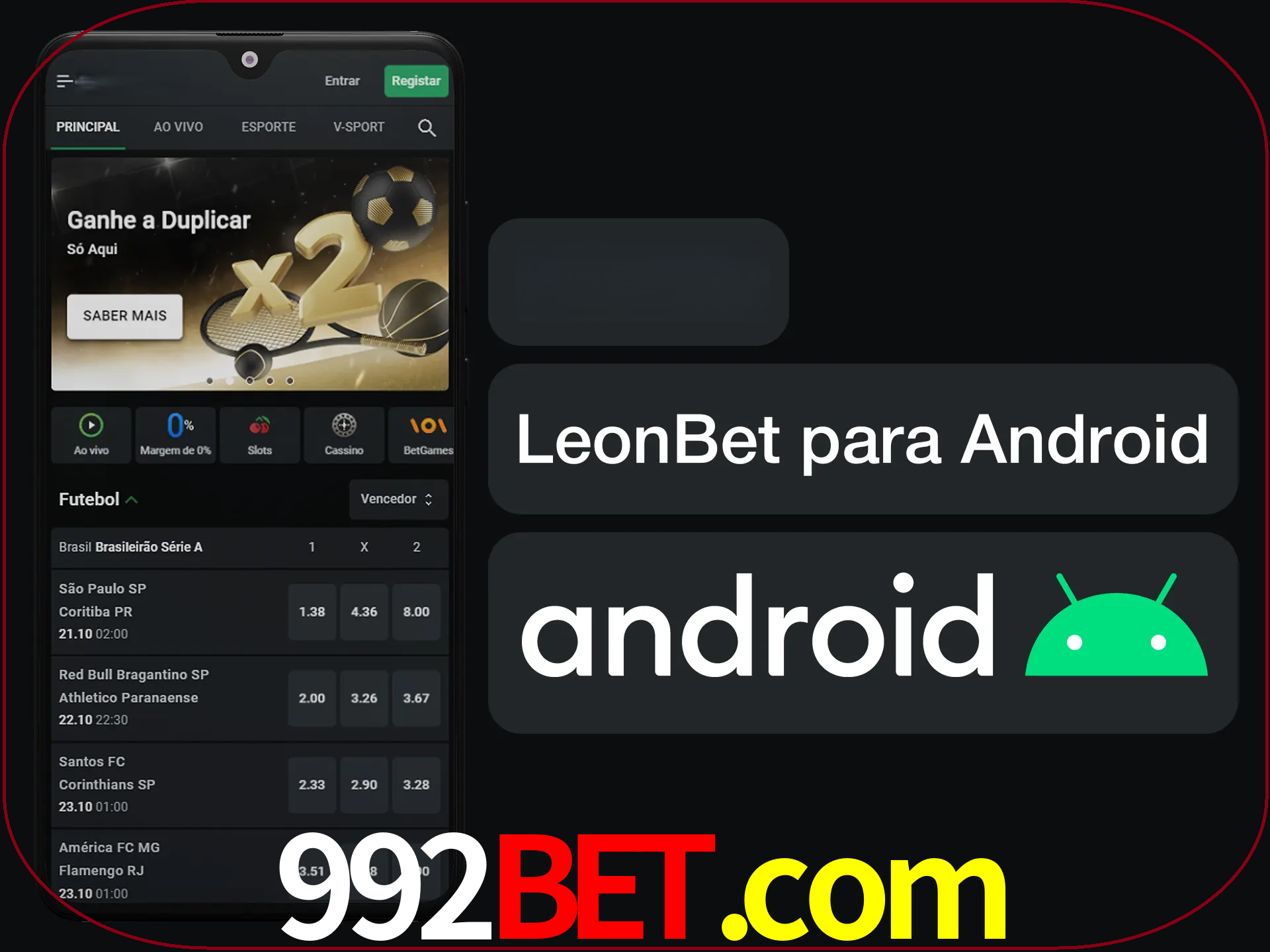 Adquira sua versão poket de LeonBet.